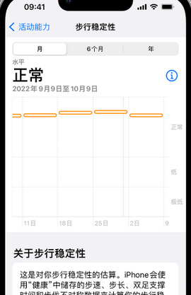 高密iPhone手机维修如何在iPhone开启'步行稳定性通知'