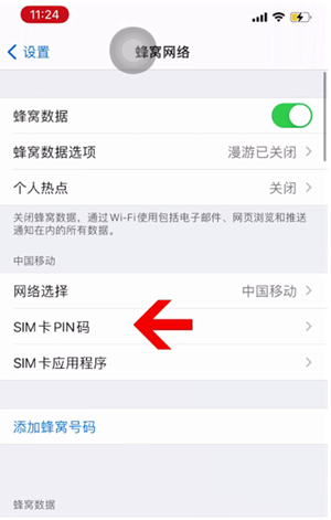 高密苹果14维修网分享如何给iPhone14的SIM卡设置密码 