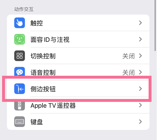 高密苹果14维修店分享iPhone14 Plus侧键双击下载功能关闭方法 